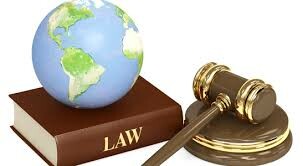 Picture of the world on top of a law book