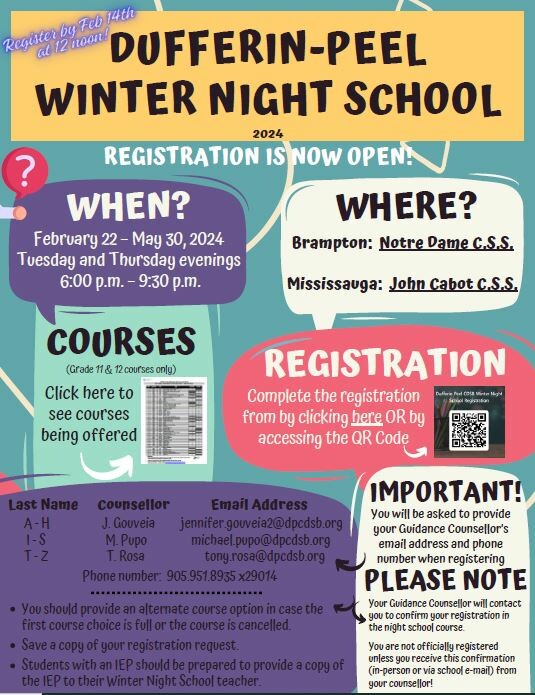 Night School Poster