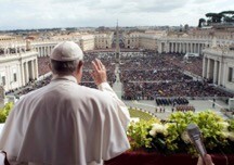 Pope waving at people