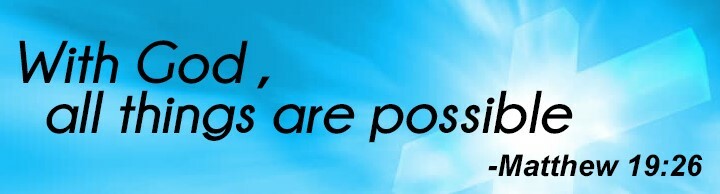 With God, all things are possible graphic