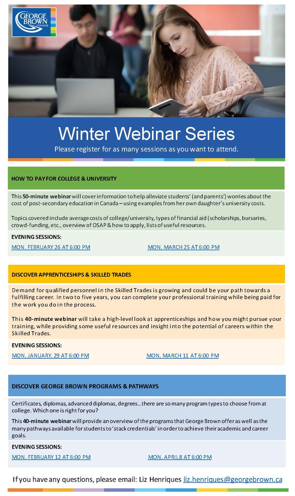 Winter 2024 Webinars